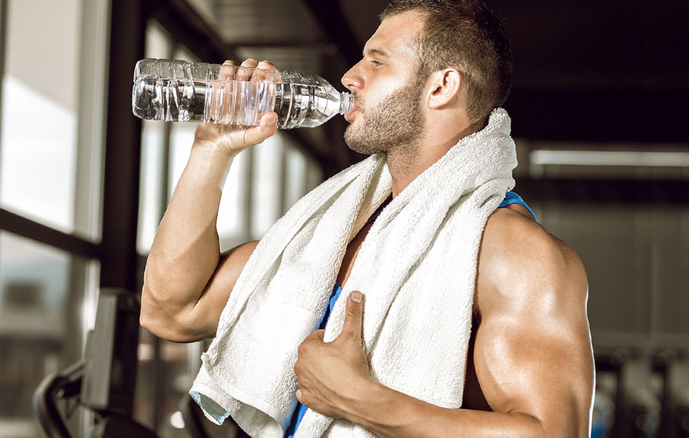 Nước thúc đẩy quá trình xây dựng cơ bắp